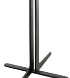 End Table  Glass Top Side/End Drink Table - Tall Modern Round Accent Metal Nightstand Furniture for Living Room, Dorm, Home Office, and Bedroom - 19.69" Round - brown blass/Matte Black