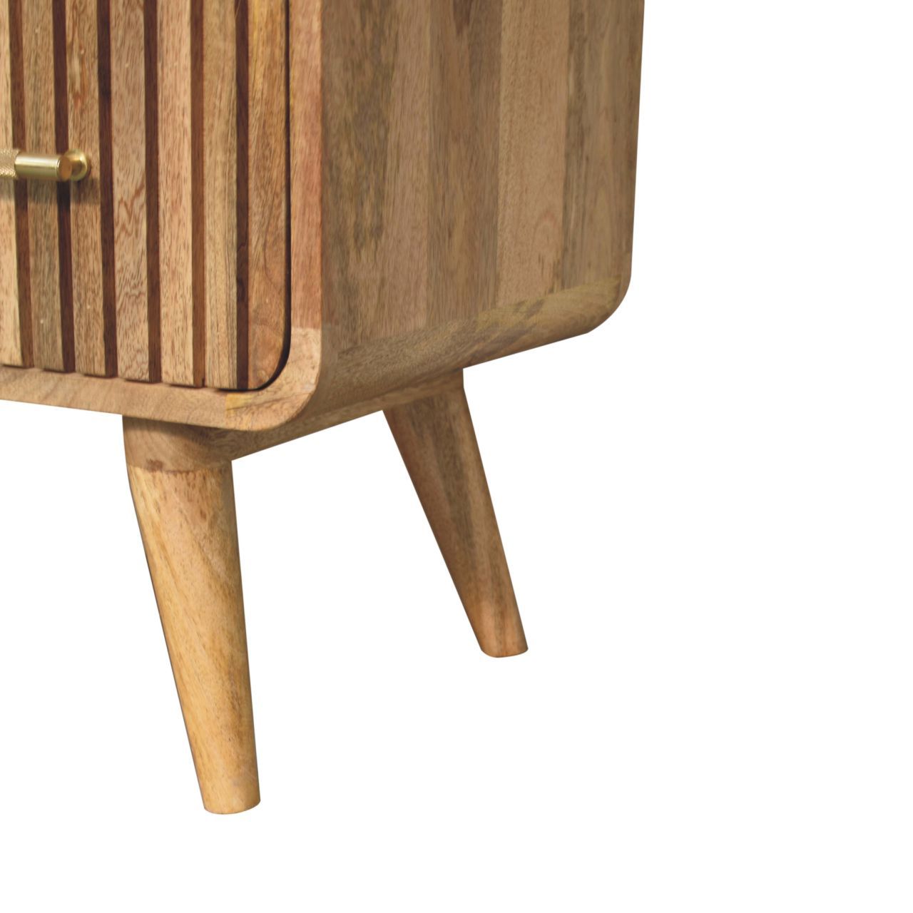 Artisan Furniture Solid Wood T-bar Ridged Chest