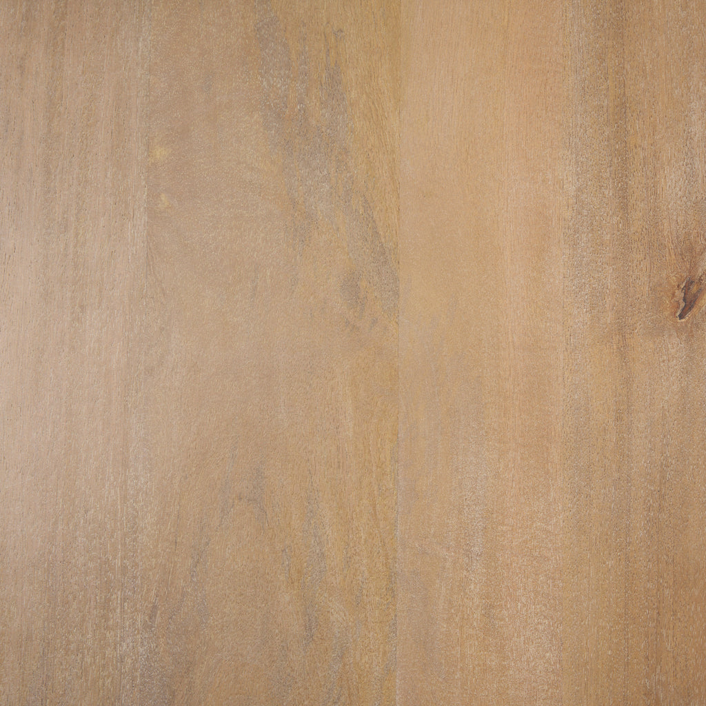 Terra Wood Round Fluted Dining Table