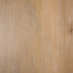 Terra Wood Round Fluted Dining Table