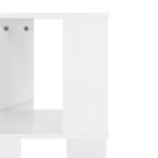 5 tier Rotating Bookshelf, Floor Rack Simple Bookcase with Acrylic plate Student Multi-Function Creative Bookshelf for Living Room with anti-toppling base