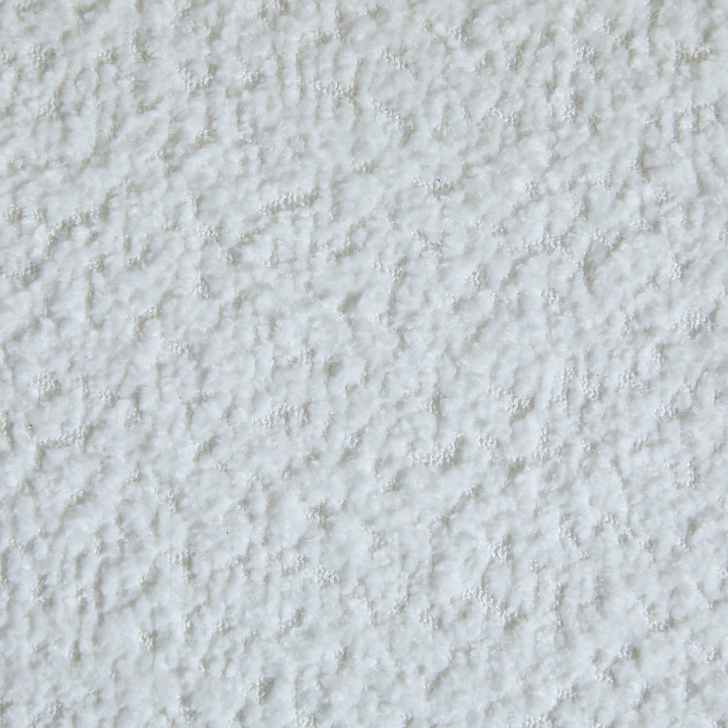 Coral 82' Curved Sofa 3-Seater for Living Rooms and Bedrooms, White Fabric Sofa