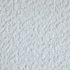 Coral 82' Curved Sofa 3-Seater for Living Rooms and Bedrooms, White Fabric Sofa