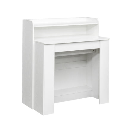 Modern Extendable Dining Table with Storage