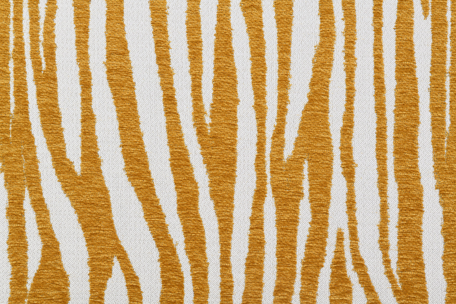 Contemporary Style 1pc Accent Chair Cylindrical Backrest High Density Foam Zebra Strip Fabric Yellow Finish Primary Living Room Accent Chair