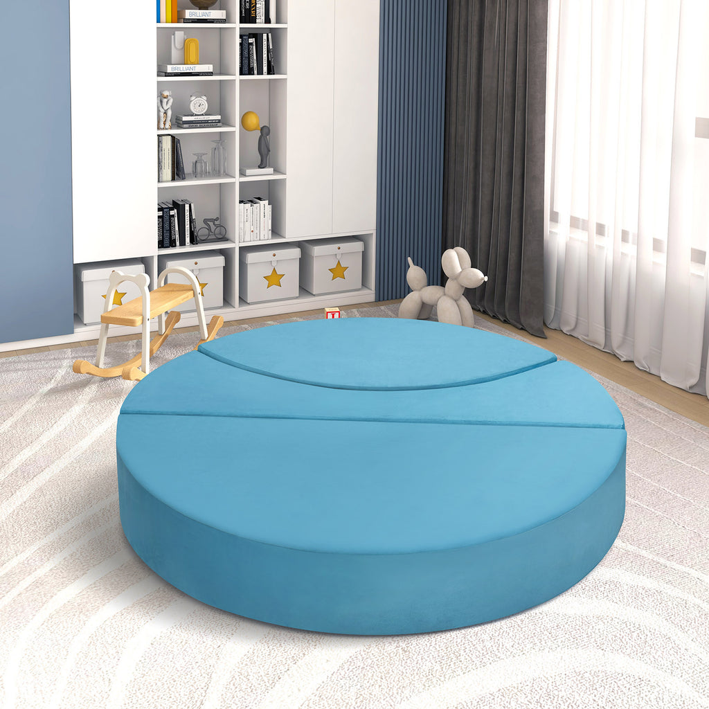 Kids Sofa Bed,Modular Couch Free Combination,Convertible Toddler Play Couch Furniture for Small Playroom