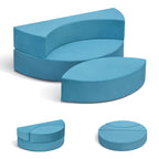 Kids Sofa Bed,Modular Couch Free Combination,Convertible Toddler Play Couch Furniture for Small Playroom