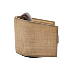 COOLMORE Swivel Barrel Chair, Comfy Round Accent Sofa Chair for Living Room, 360 Degree Swivel Barrel Club Chair, Leisure Arm Chair for Nursery, Hotel, Bedroom, Office, Lounge (Brown Boucle)