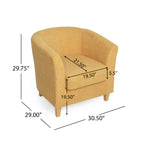 Cortina Fabric Club Chair - Groovy Boardz