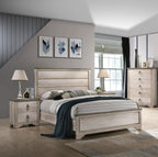 1pc Cottage Style Distressed 5 Drawer Chest Driftwood Finish Contrasting Weathered Brown Top Traditional Ring Pull Hardware Wooden