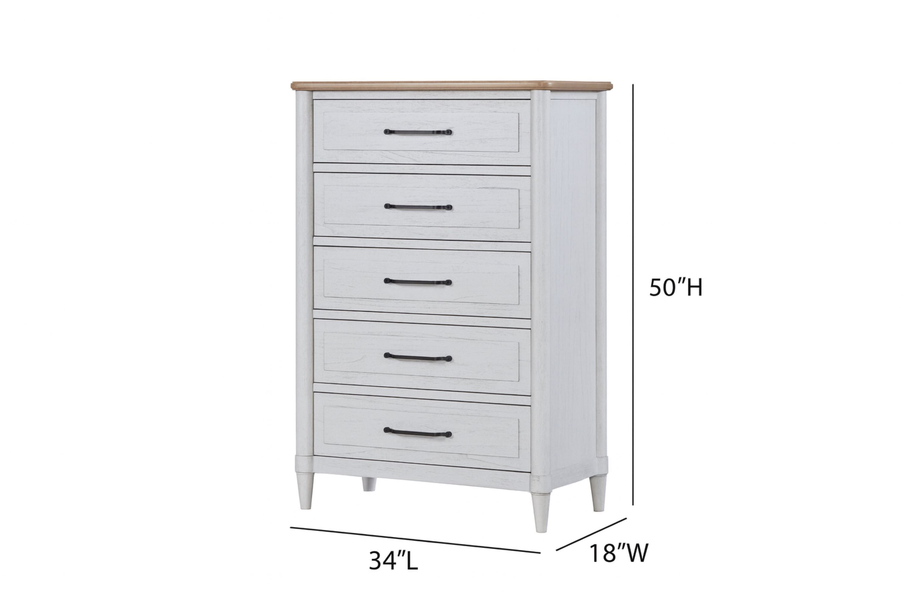 Small Teen Chest - Cement and Sand Dresser