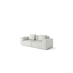 Belfin Modular Sectional Sofa, Convertible Tofu Block Sofa Floor Sofa Bed Armrest Comfy Sofa Bed Compressed Sofa Compression Sofa for Living Room Bedroom - Chenille Fabric (Cream) Sectional Sofa