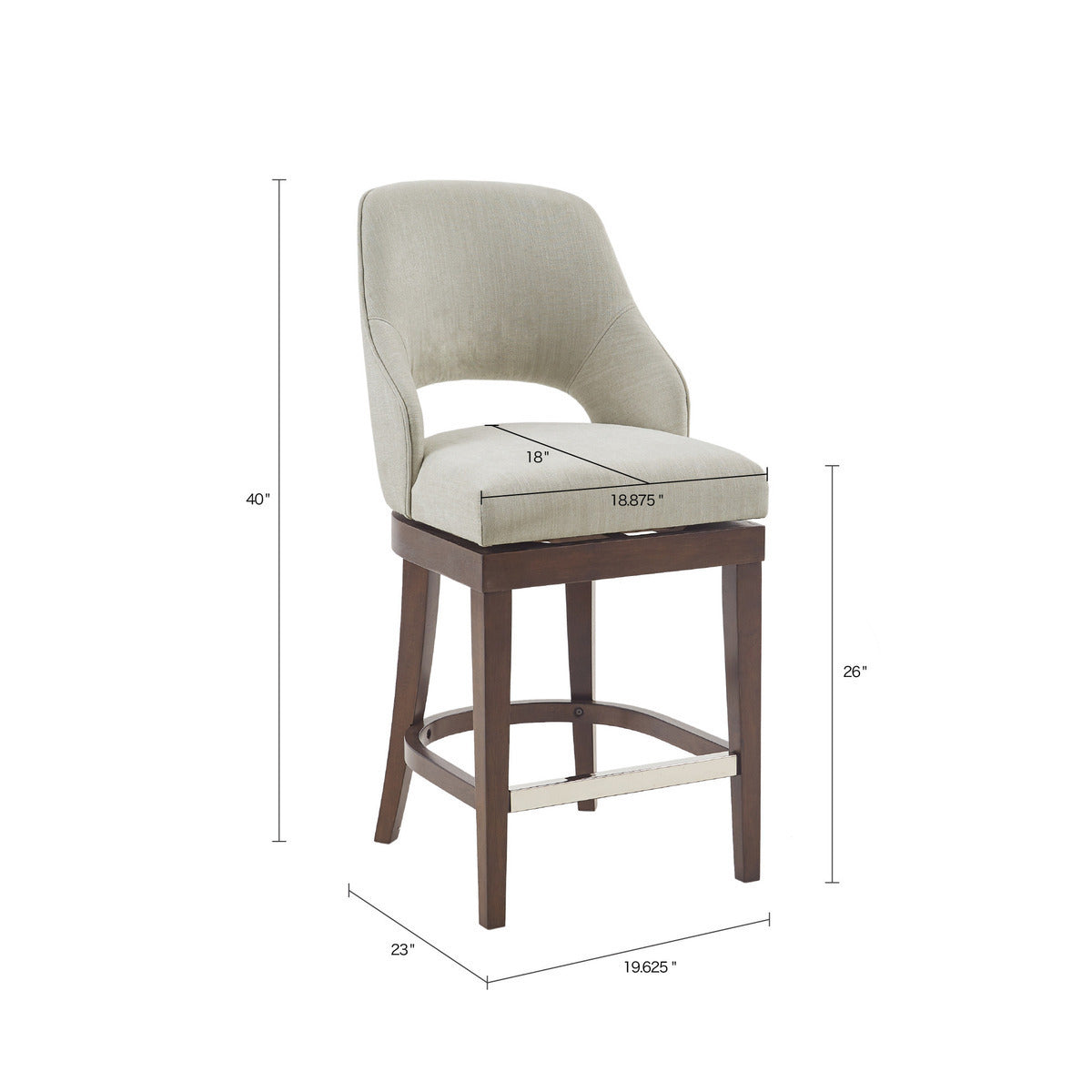 Counter Stool with Swivel Seat