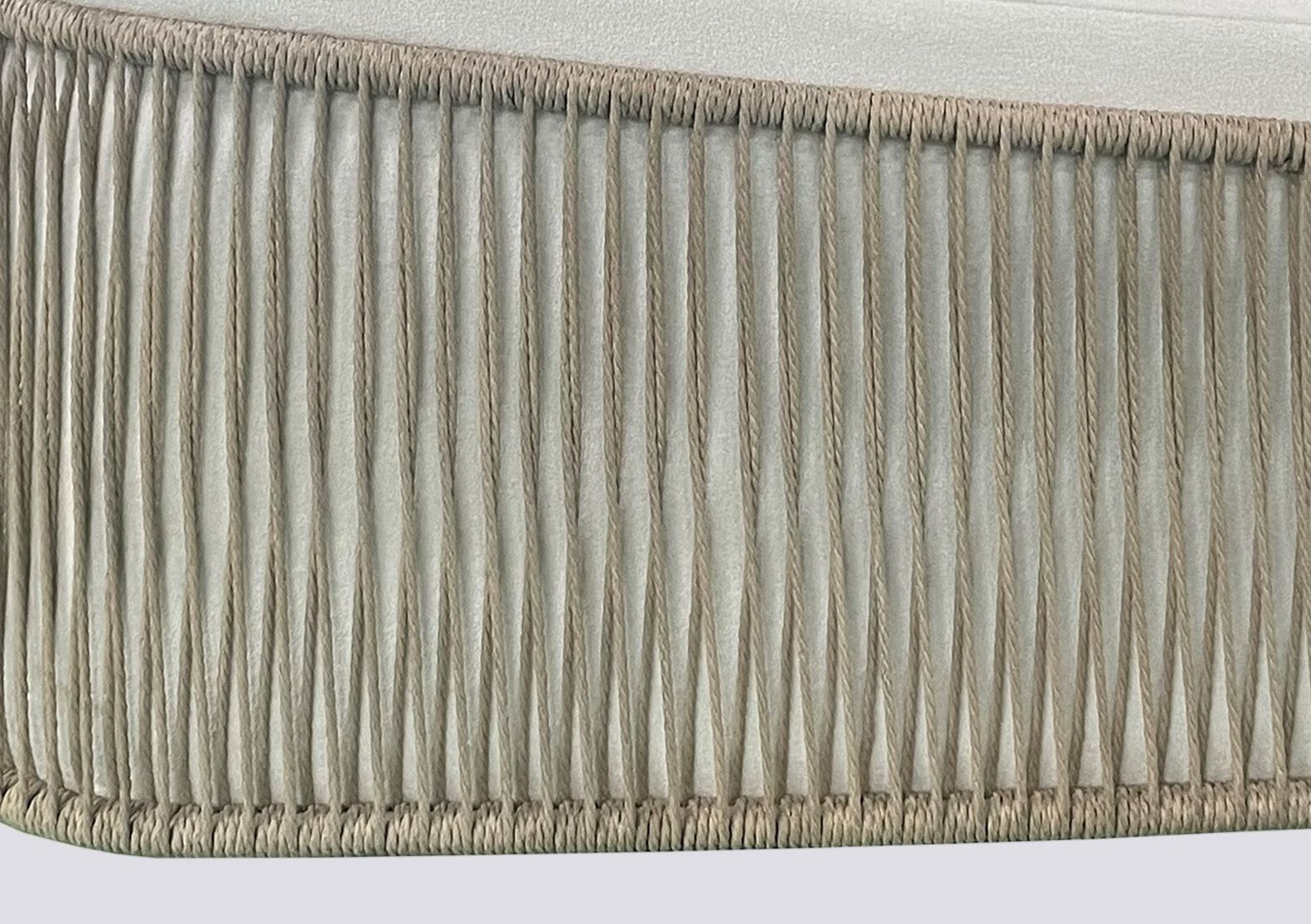 Accent Chair with Rope Designed Exterior