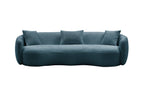 Curvalux Mid-Century Modern Retro Boucle Sofa