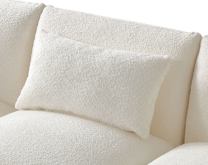 Burnt Orange Mid-Century Modern 3-Seater Sofa