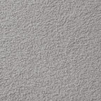 Curved Four Seater Grey Full Compression Sponge Sofa, Teddy Velvet Fabric, No-Assembly Compact Sofa for Small Spaces & Apartments