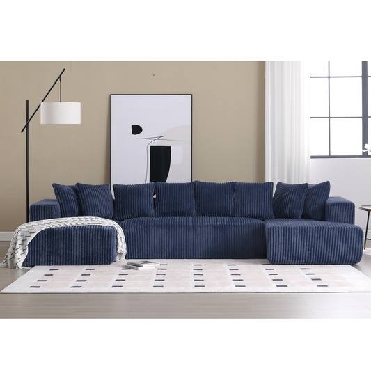Oversized Modular Sectional Sofa, U-Shaped Sofa , Chaise Lounge, Upholstered 4 Seater, Free Combination Sofa