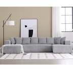 Oversized Modular Sectional Sofa, U-Shaped Sofa , Chaise Lounge, Upholstered 4 Seater, Free Combination Sofa