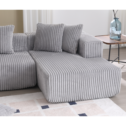 Oversized Modular Sectional Sofa, U-Shaped Sofa , Chaise Lounge, Upholstered 4 Seater, Free Combination Sofa