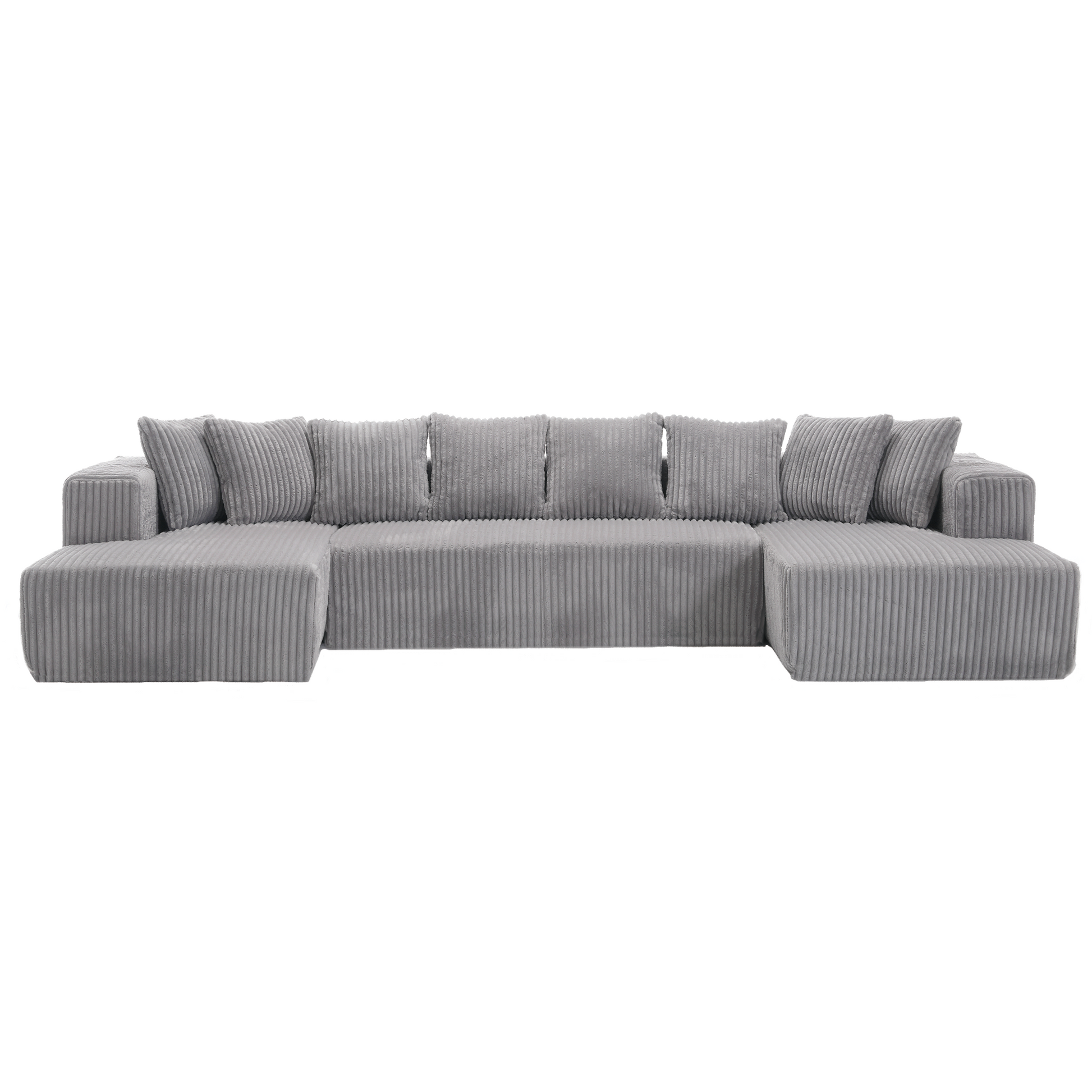 Oversized Modular Sectional Sofa, U-Shaped Sofa , Chaise Lounge, Upholstered 4 Seater, Free Combination Sofa