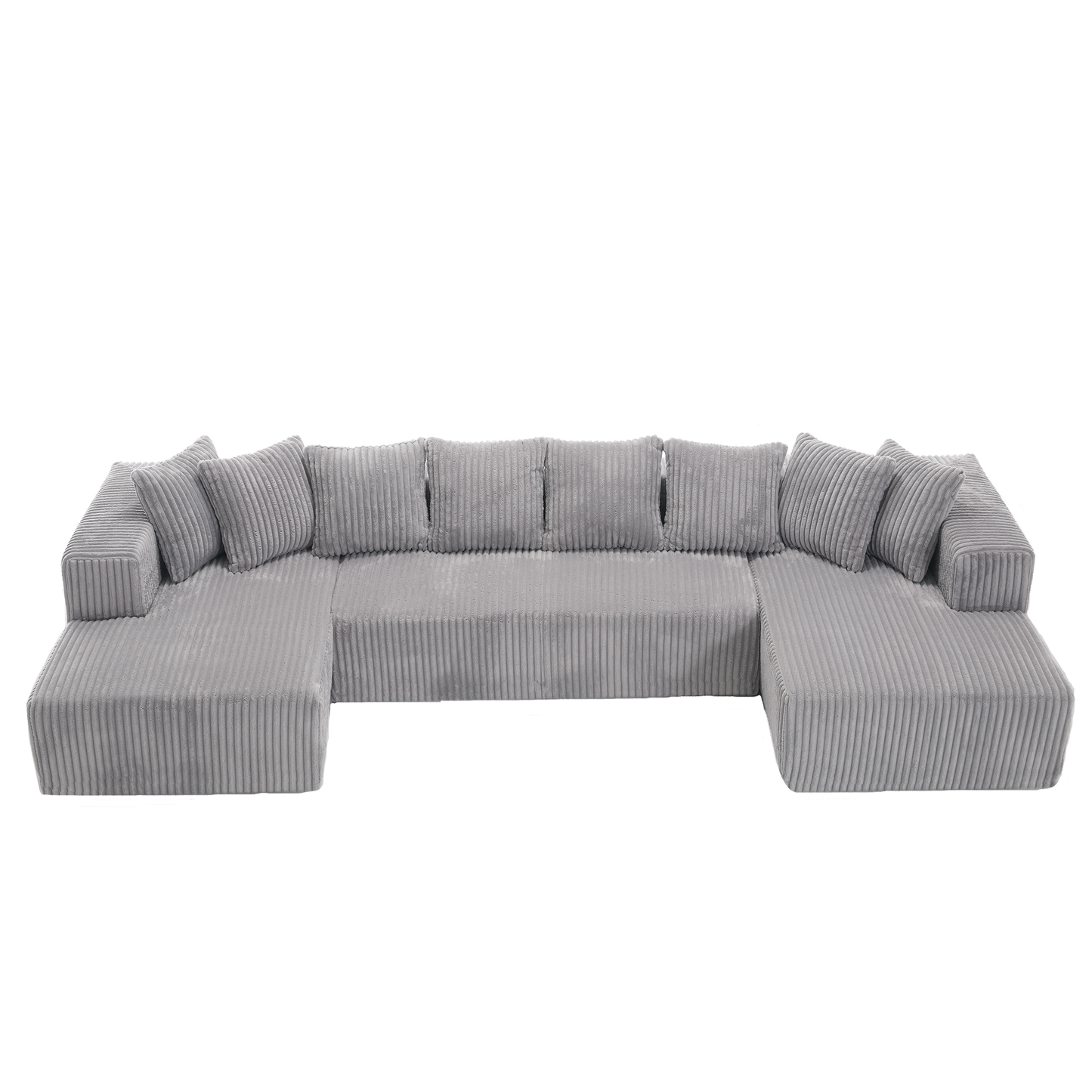Oversized Modular Sectional Sofa, U-Shaped Sofa , Chaise Lounge, Upholstered 4 Seater, Free Combination Sofa