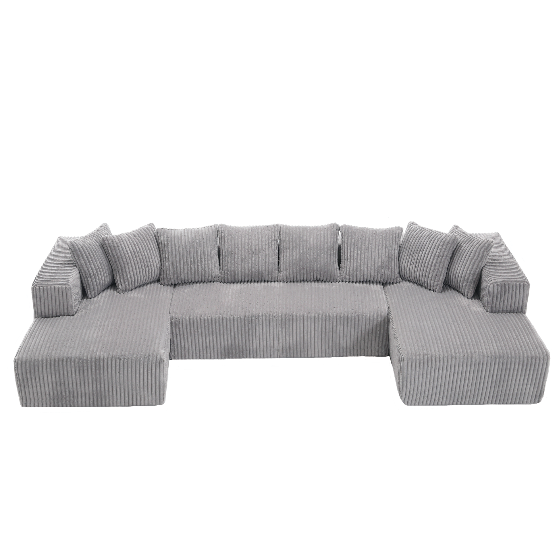 Oversized Modular Sectional Sofa, U-Shaped Sofa , Chaise Lounge, Upholstered 4 Seater, Free Combination Sofa