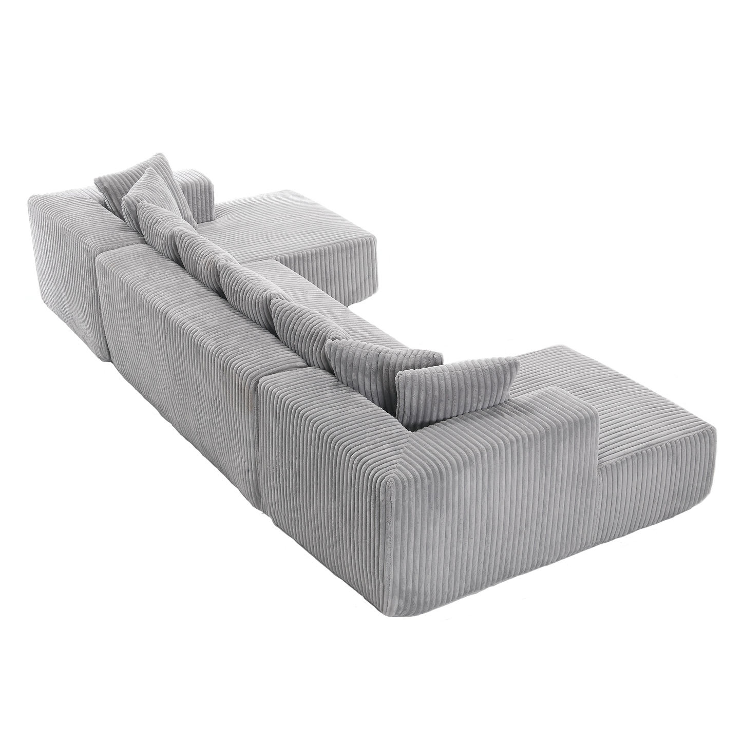 Oversized Modular Sectional Sofa, U-Shaped Sofa , Chaise Lounge, Upholstered 4 Seater, Free Combination Sofa