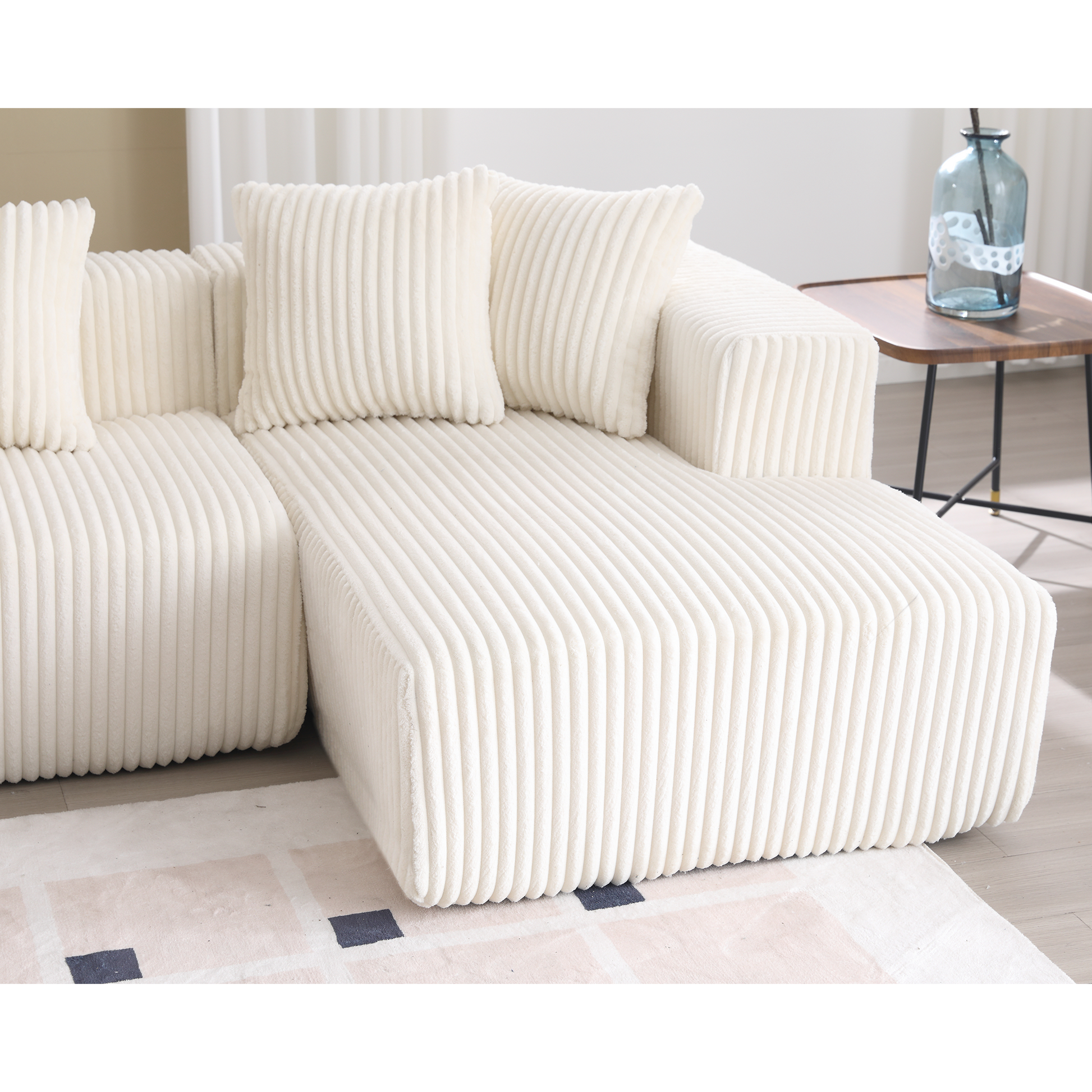 Oversized Modular Sectional Sofa, U-Shaped Sofa , Chaise Lounge, Upholstered 4 Seater, Free Combination Sofa