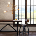 Cyrus 6-Globe Light Architectural Metal Chandelier