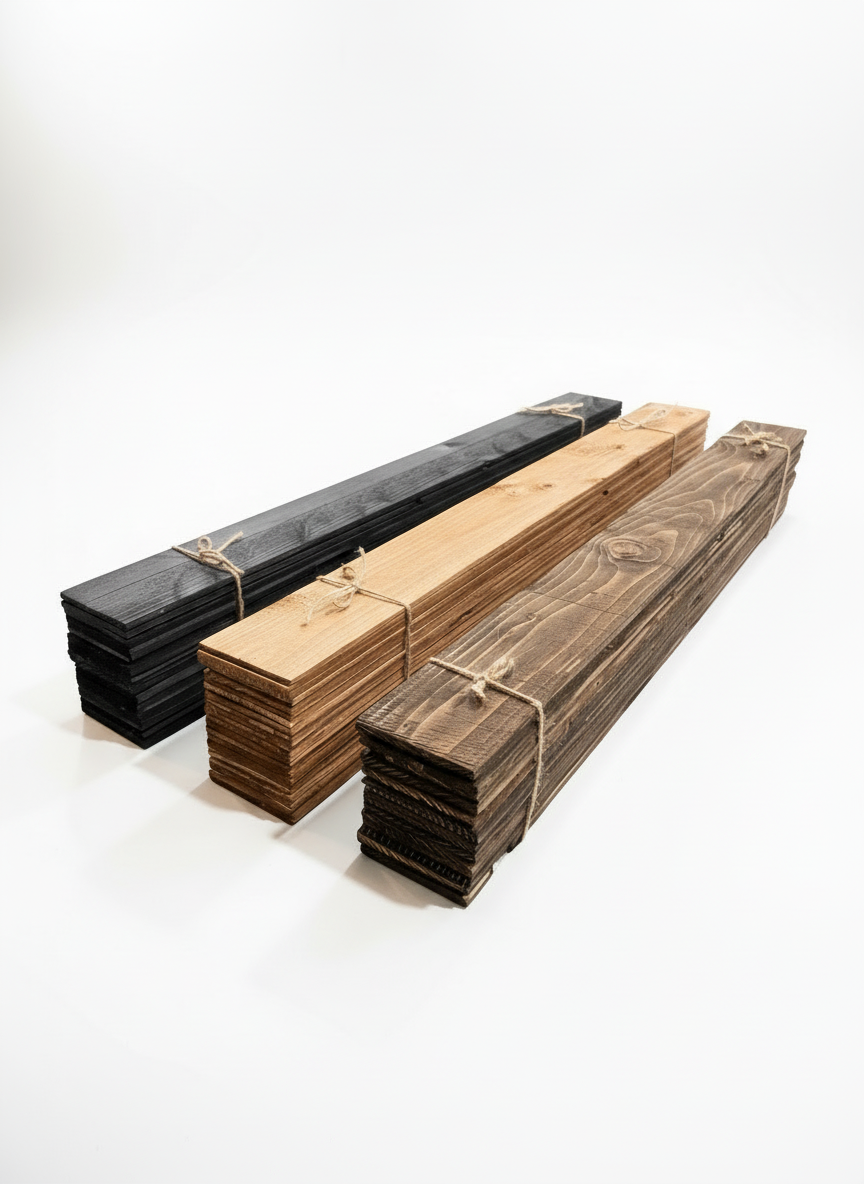 Wood Slat Wall Paneling 13.75ft²/box.