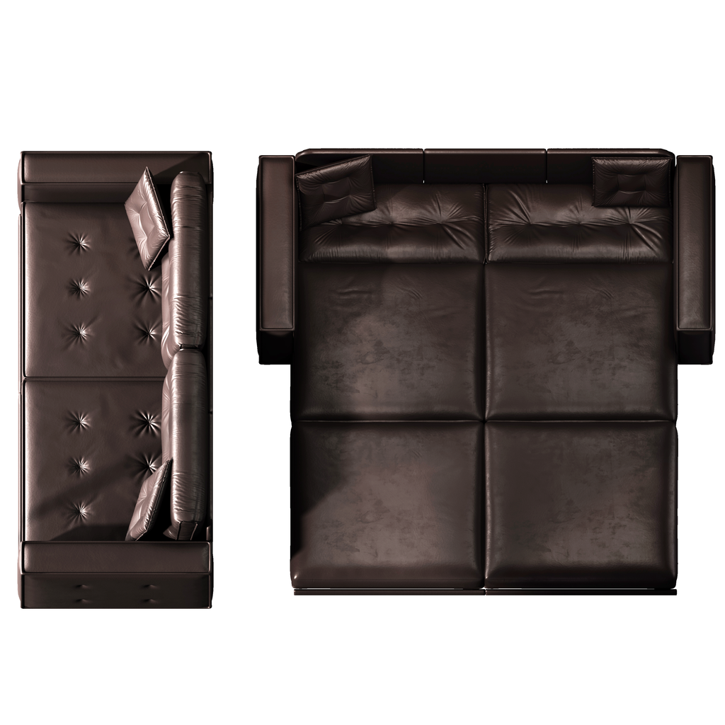 92.1'King Size Pull Out Sofa Bed,3-in-1 Faux Leather Convertible Sleeper Sofa with Ultra Wide Armrests,Tufted Modern Sofa,4-Seater Couch with 2 Pillows for Living Room,Apartment,Office,Dark Brown Sofa