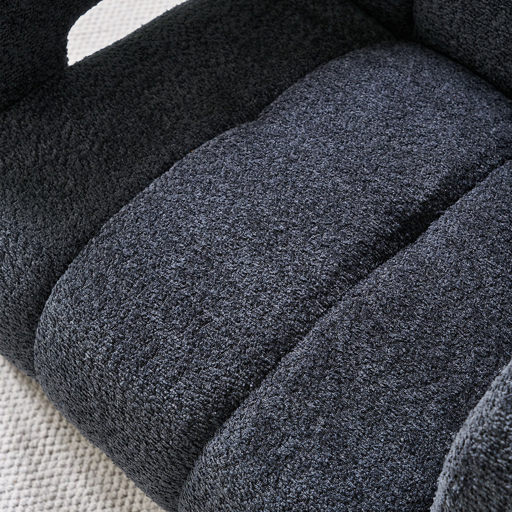 31.10 Wide Boucle Upholstered Accent Chair