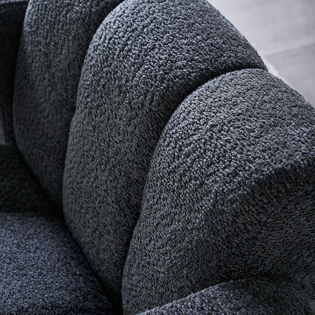 31.10 Wide Boucle Upholstered Accent Chair