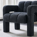 31.10 Wide Boucle Upholstered Accent Chair