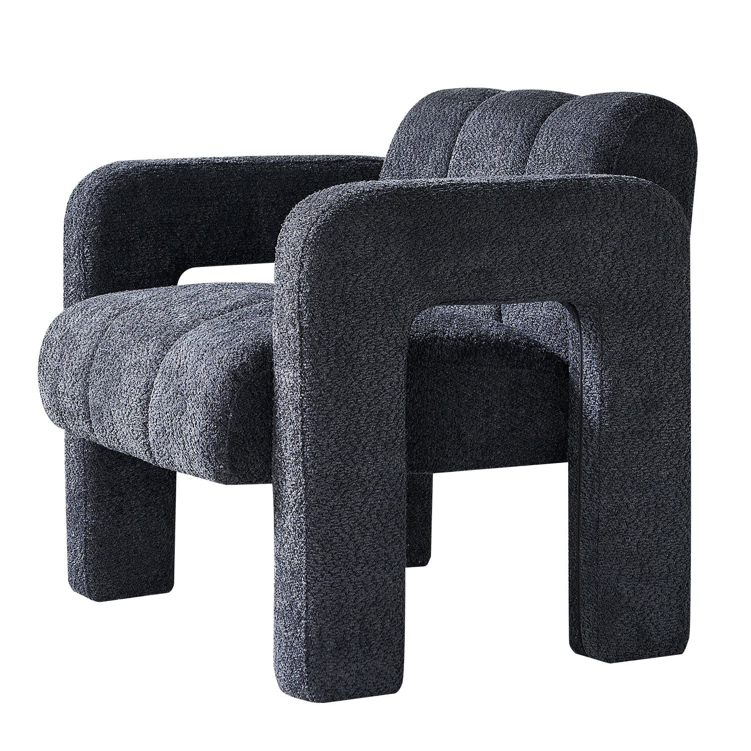 31.10 Wide Boucle Upholstered Accent Chair