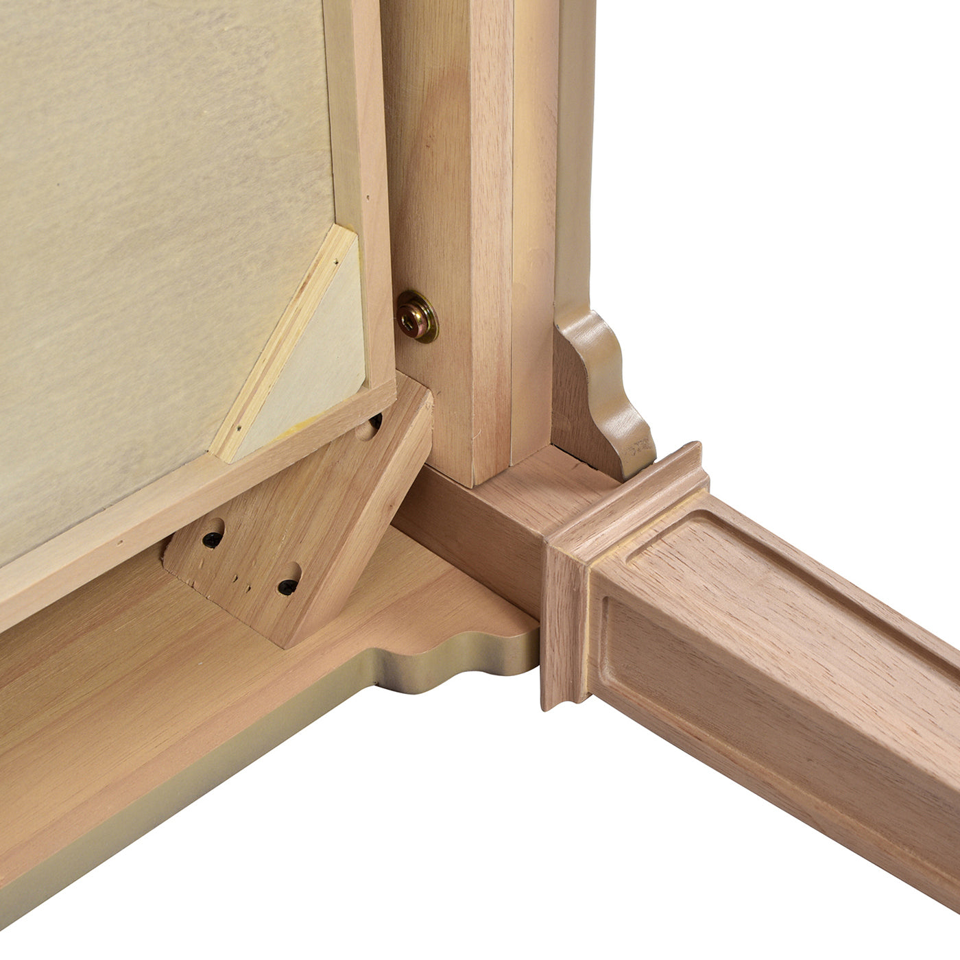 Dauphin 55' 3-Drawer Wood Executive Desk, Natural Brown Wood