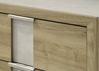 Driftwood Five-Drawer Tall Chest Wooden Bedroom Furniture.