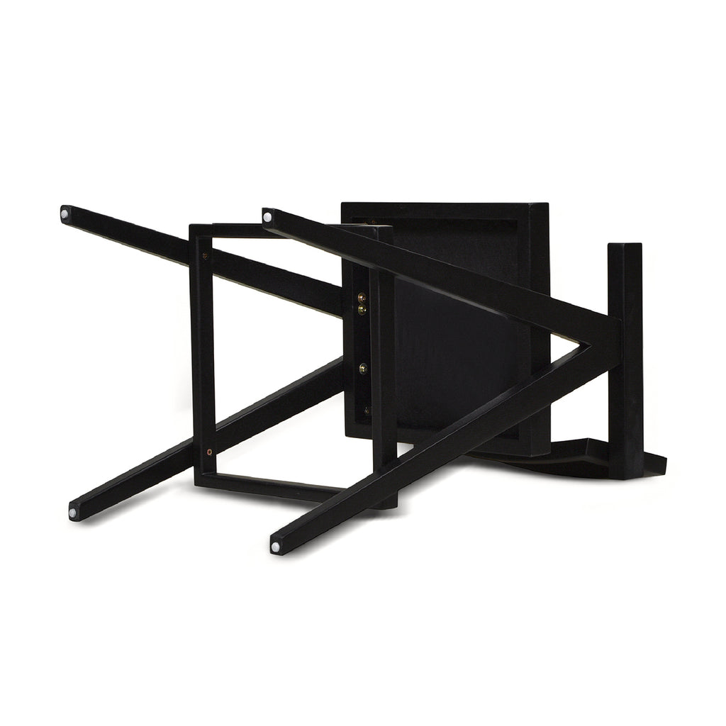 Milan 29.5' Modern Resin Webbing Back Bar Stool with Arms, Set of 3, Ebony Black Boucle