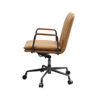 Eclarn Rum Top Grain Leather Executive Office Chair.