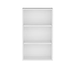 Eco 36-Inch High Open 3-Tier White Modern Wall Cabinet.