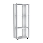 Eco 39 Tall Four-Tier Bookcase, Living Room, Storage Cabinet, Shelves White