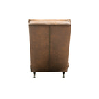 Linen Massage Chaise Lounge Indoor with Remote Control, Ergonomic Electric Massage Long Lounger, Coffee