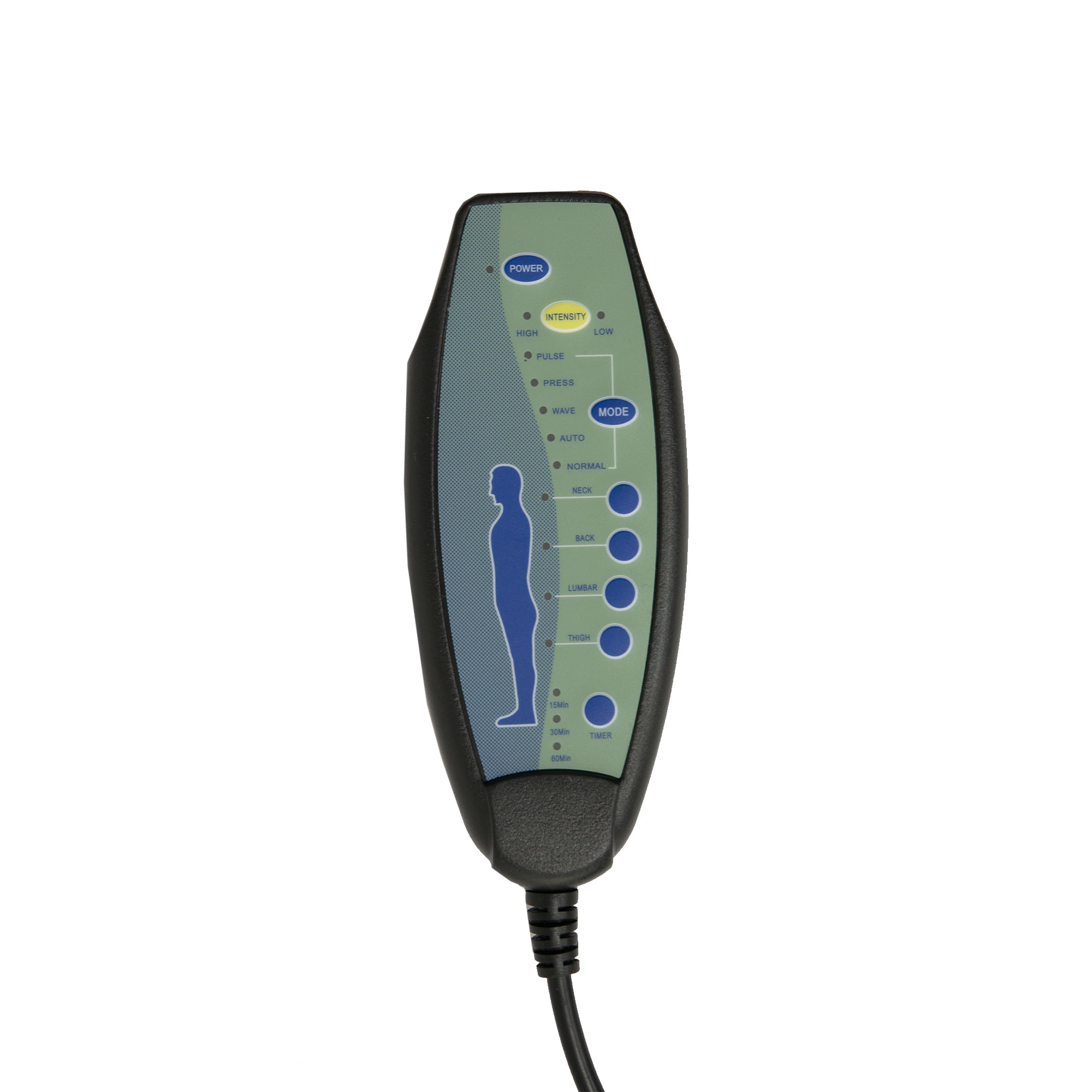 Linen Massage Chaise Lounge Indoor with Remote Control, Ergonomic Electric Massage Long Lounger, Coffee