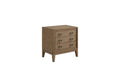 3 Drawer Nightstand with USB in Latte Finish
