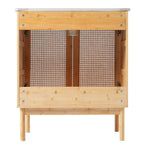 30-inch bathroom vanity crafted from natural materials, featuring handmade rattan doors and soft-closing mechanisms
