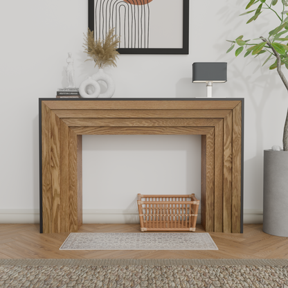 47in Modern Wood Console Table , Entryway Table, Sofa Table - Rustic & Contemporary Design