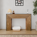 47in Modern Wood Console Table , Entryway Table, Sofa Table - Rustic & Contemporary Design