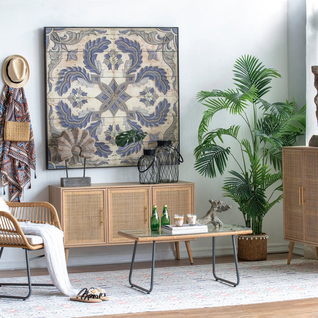 48" x 48" Large Wall Art Panel, Square Wall Decor for Living Room Dining Room Office Bedroom - Groovy Boardz