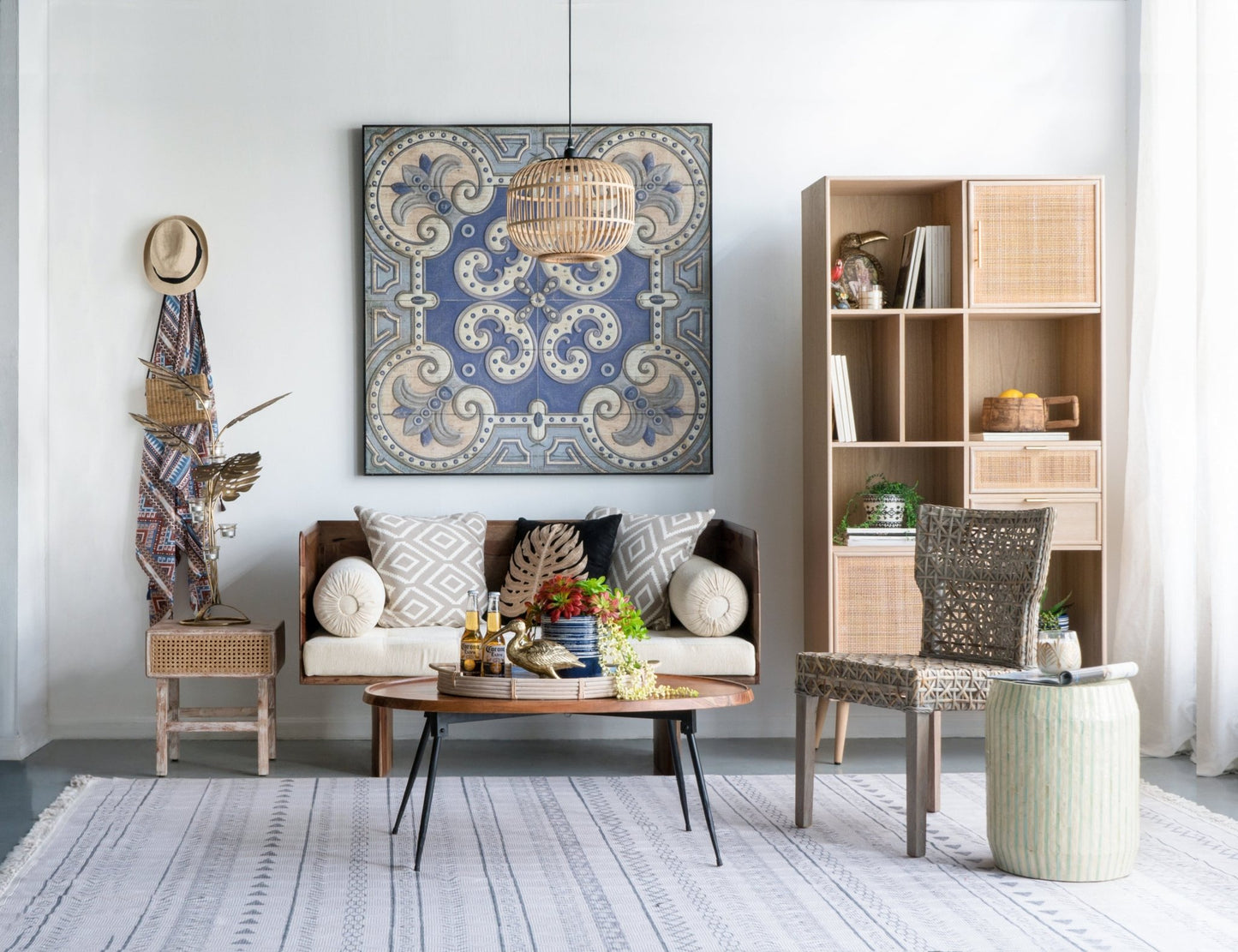 48" x 48" Large Wall Art Panel, Square Wall Decor for Living Room Dining Room Office Bedroom - Groovy Boardz